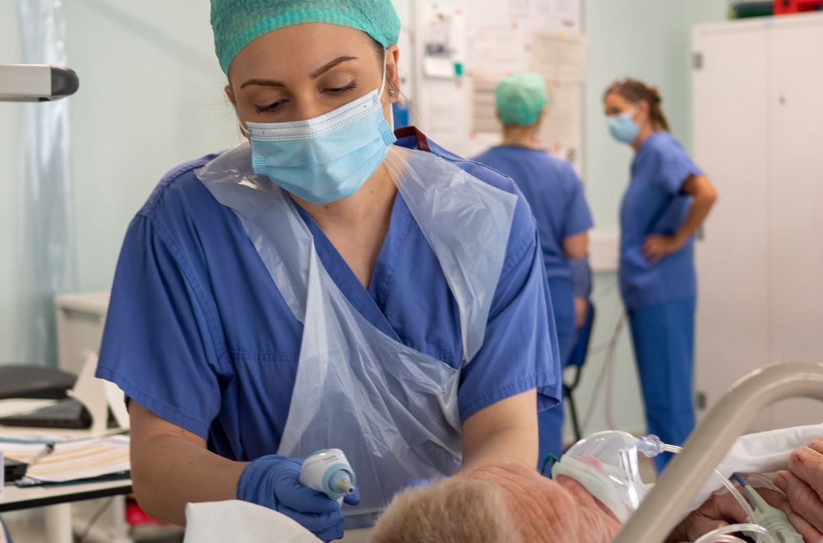 TSW with patient