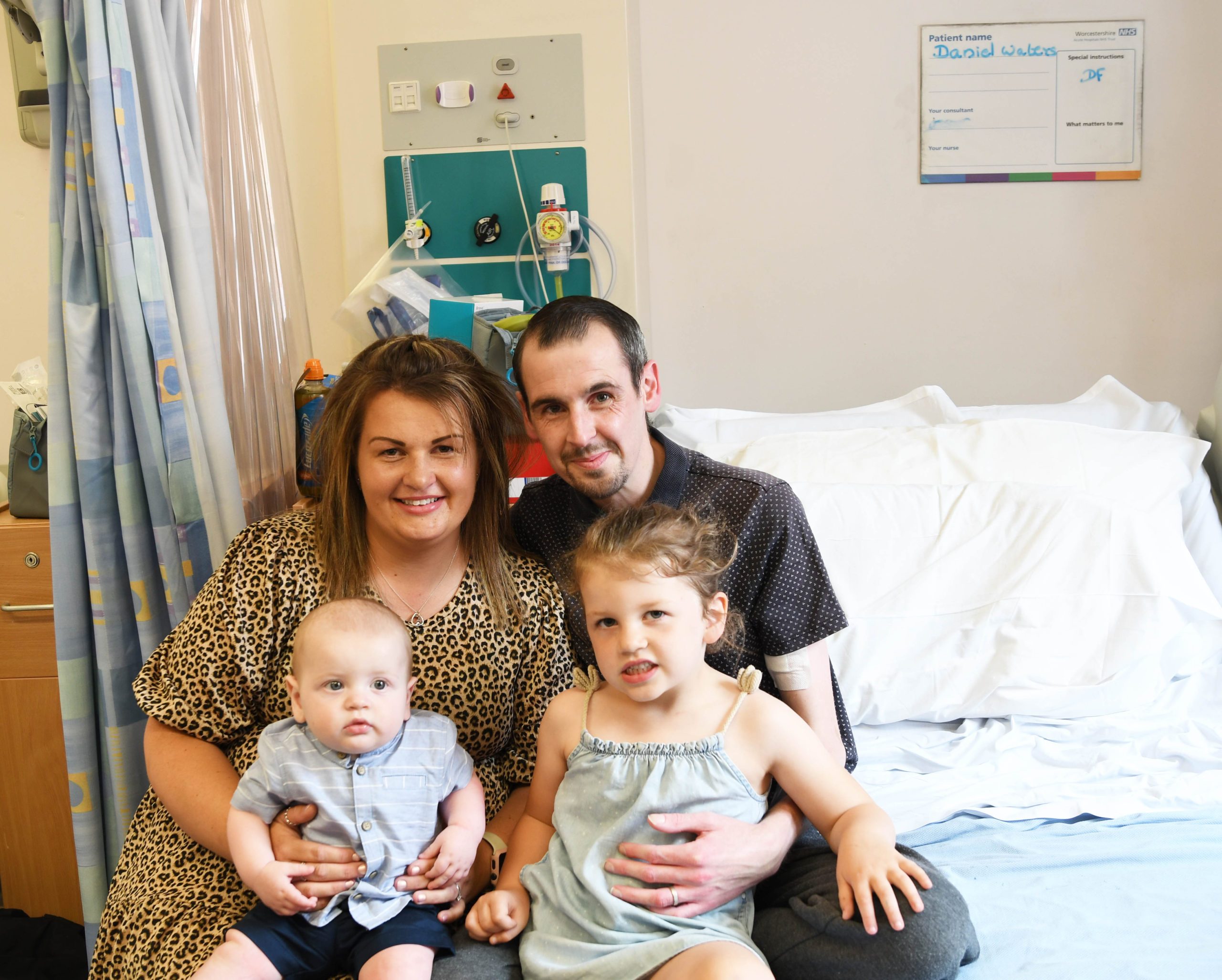 Dad of two finally back home after being fitted with innovative