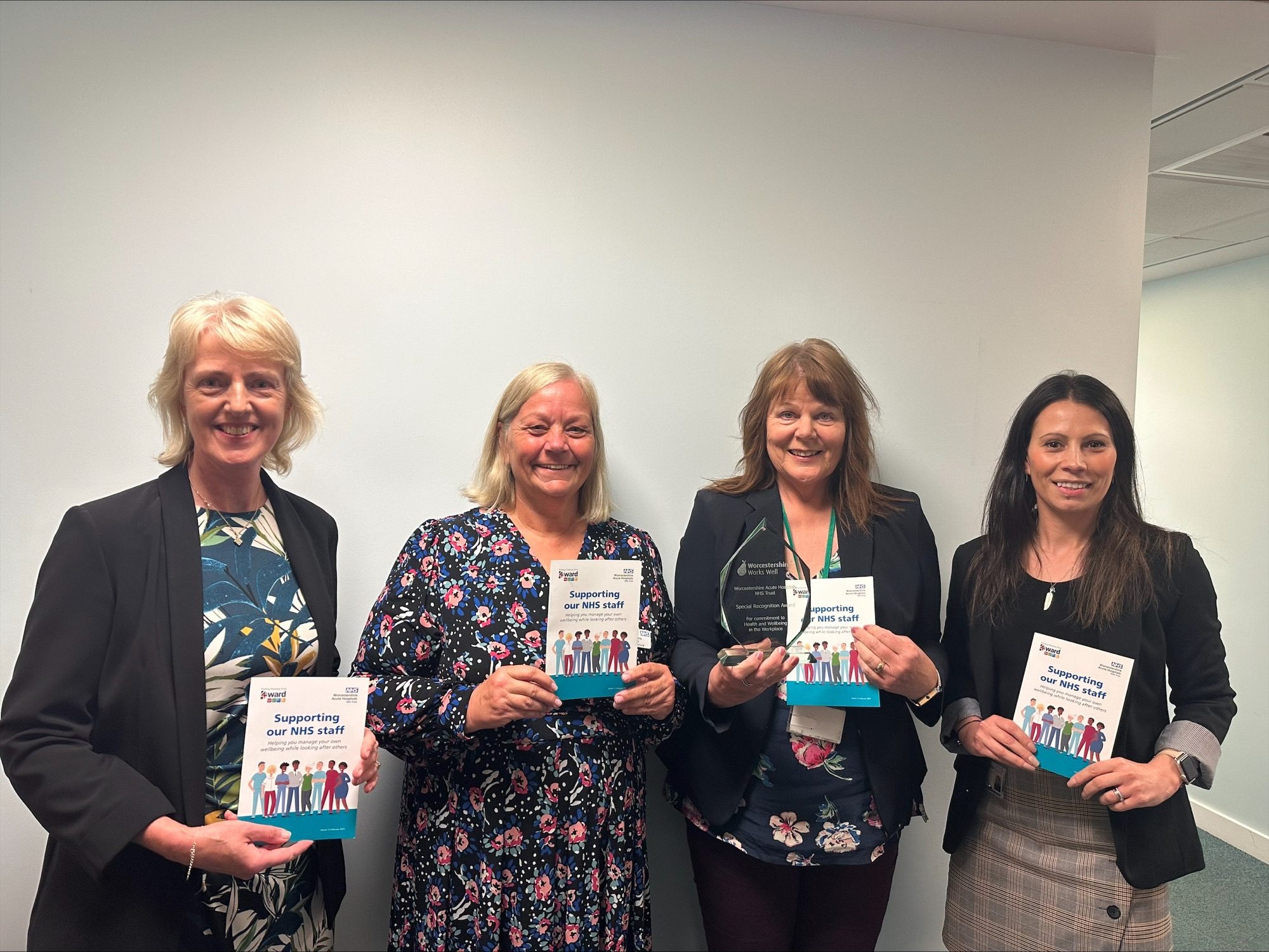 WAHT Health and Wellbeing receives Special Recognition Award from the Worcestershire Works Well (WWW) Partnership.