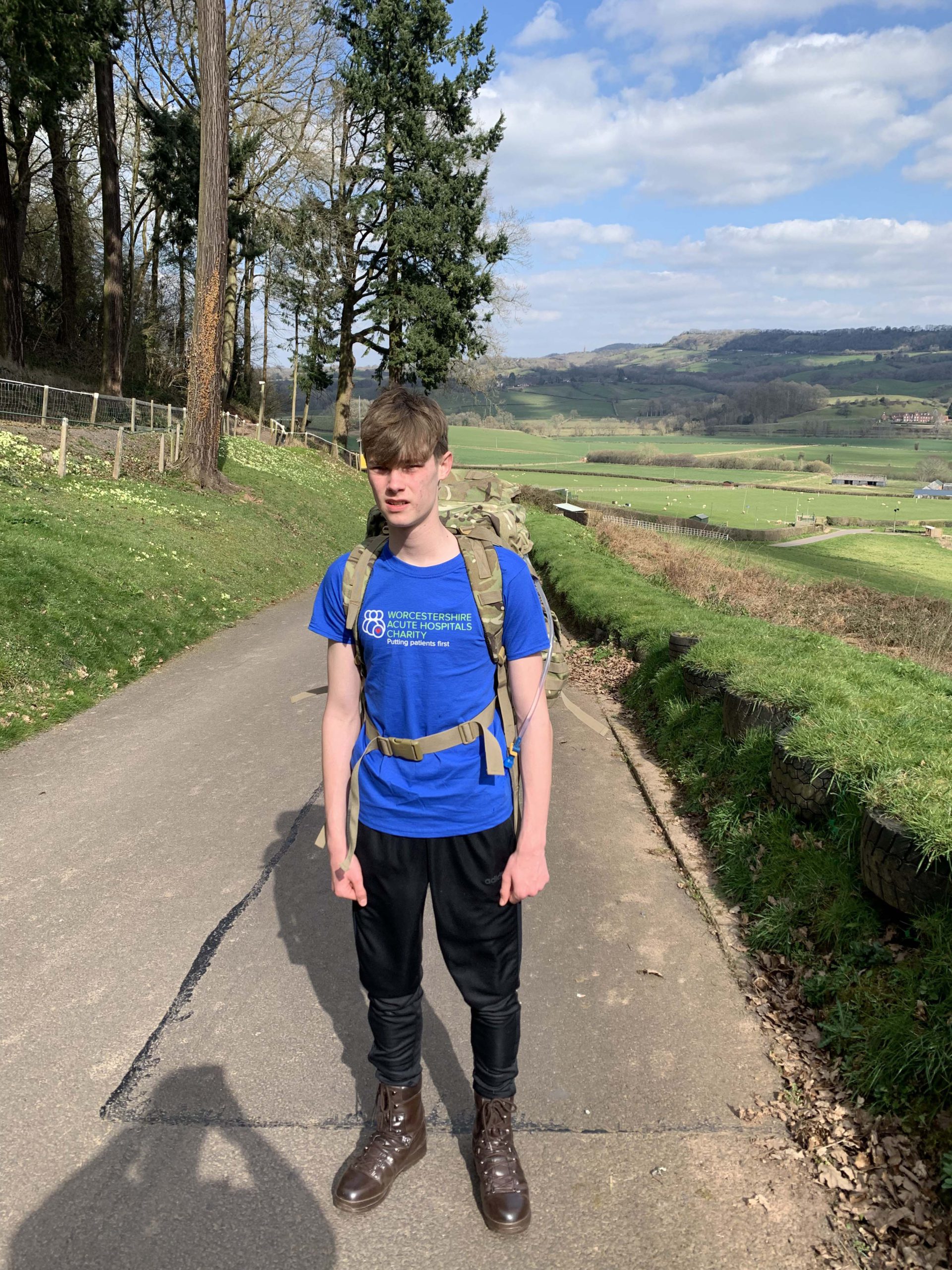 Worcester teenager to take on notorious SAS march for children of Worcestershire cancer fund