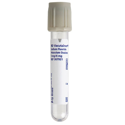 Fluoride Oxalate (Grey top)

