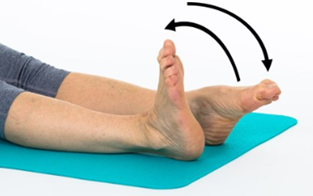Image of feet wiggling toes