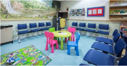 Photograph of a waiting room