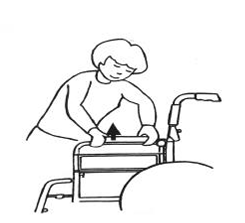 Armrest for wheelchair