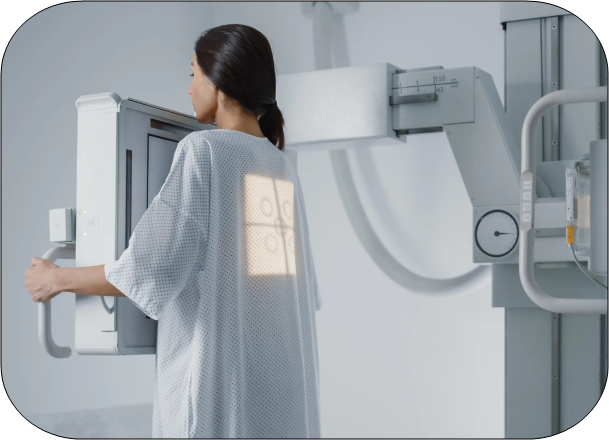 A photo of someone in a hospital gown which is like a big shirt