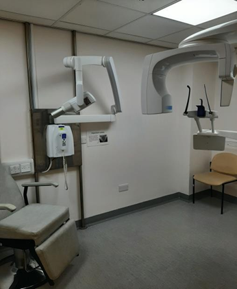 A photo of the machine that takes xrays of teeth