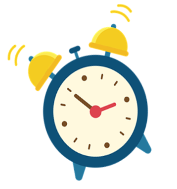 Clip art of alarm clock