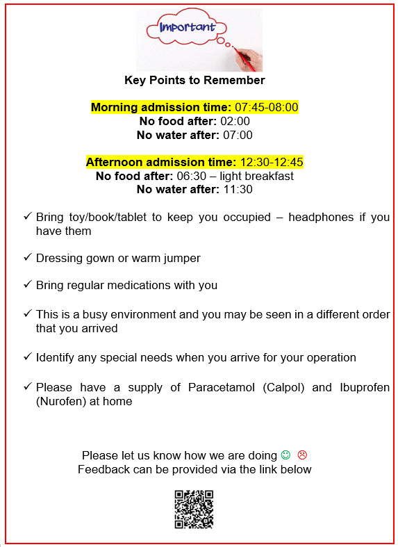 Key points to remember poster
