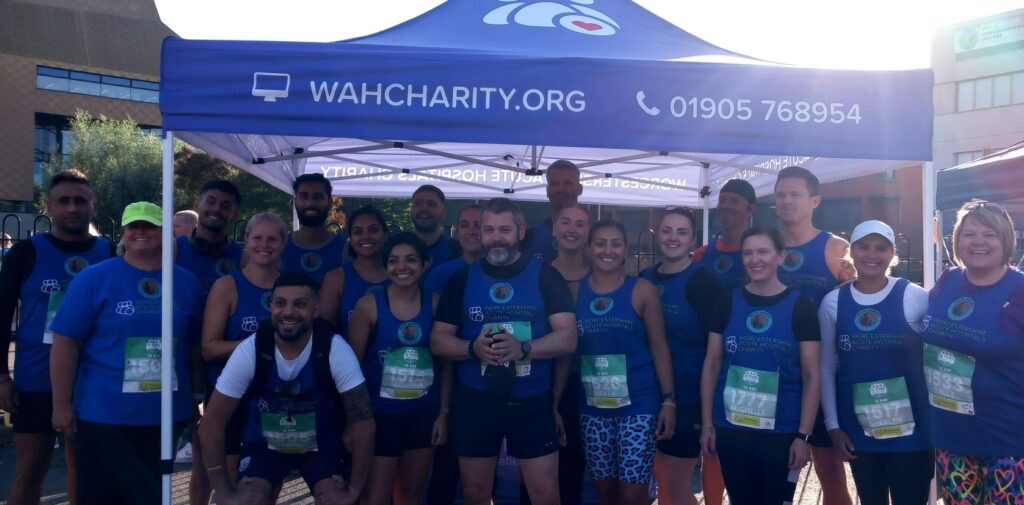 Photograph of runners