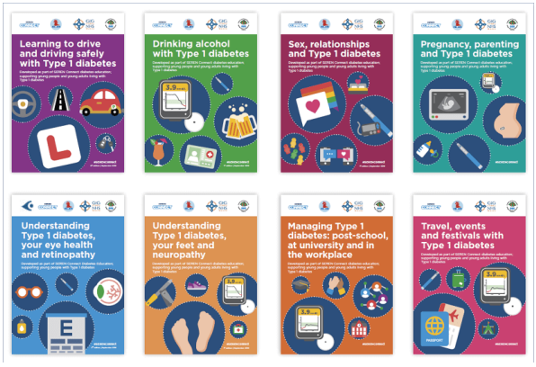 Photo of the leaflets available 