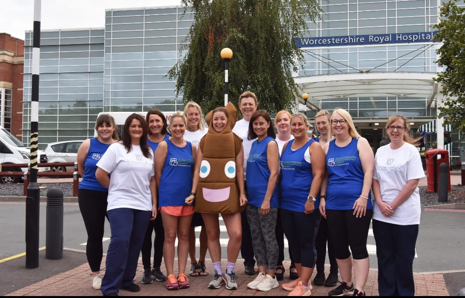 The colorectal nurse team fundraising to help run the group